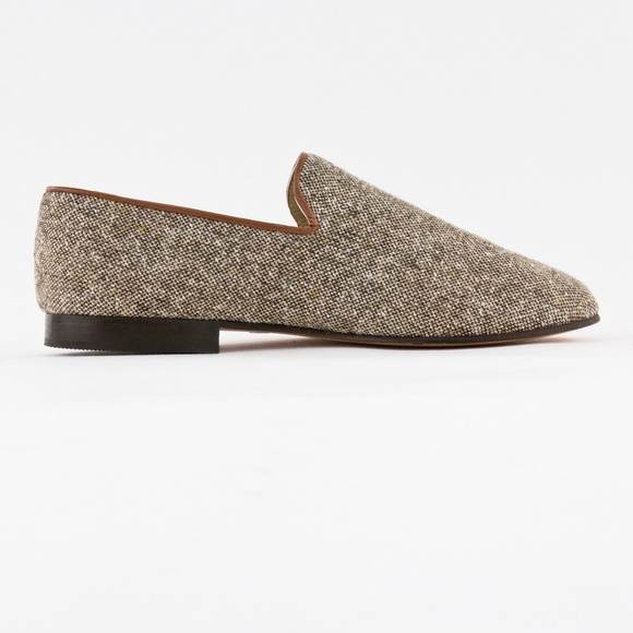 Res Ipsa Kilim Tweed Loafer Brown Herringbone - Picture 3 of 8